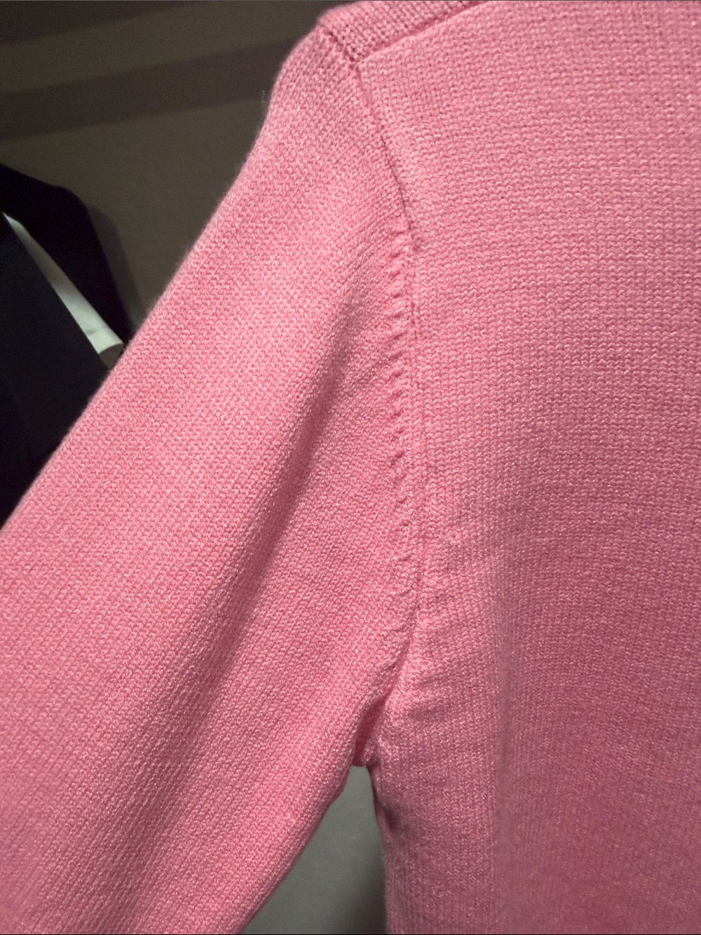 CHANEL Pink Crewneck Knit Sweater - Picture 9 of 12